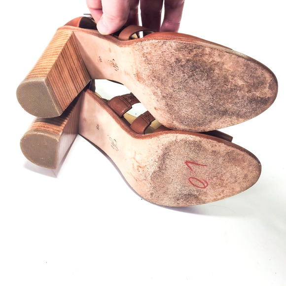 Cole Haan Women’s Sandals Modern Classic Boho Leather Block Heel Minimal Chic 9 - Picture 6 of 12